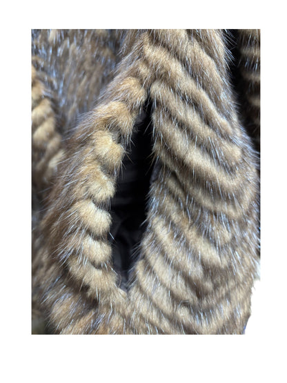 Gifu Mouhi Brown Mink Fur Coat