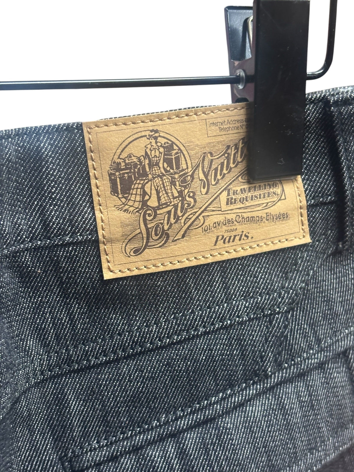 Louis Vuitton Grey Denim Cropped Pants