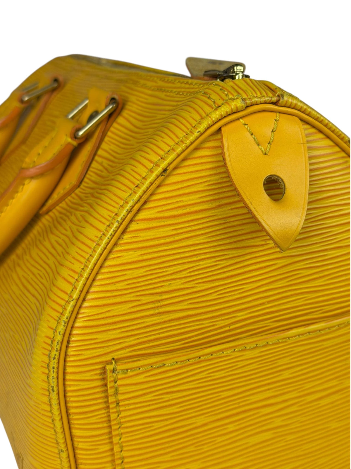 Louis Vuitton Yellow Epi Leather Speedy 25
