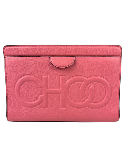 Jimmy Choo Pink Leather Pouch