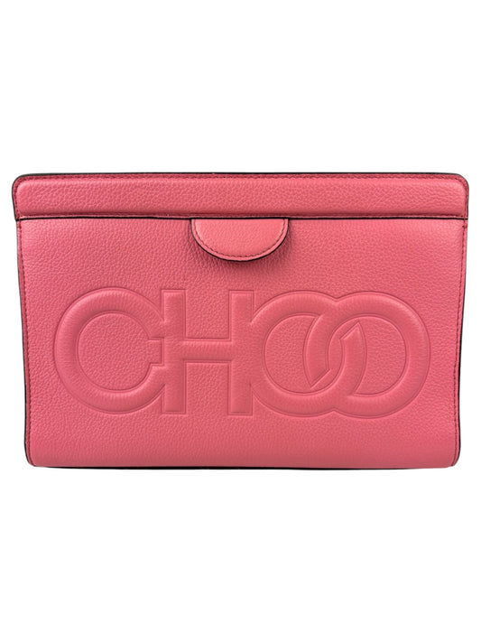 Jimmy Choo Pink Leather Pouch