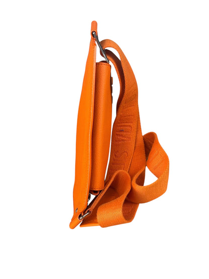Louis Vuitton Aerogram Takeoff Leather Sling Bag Orange