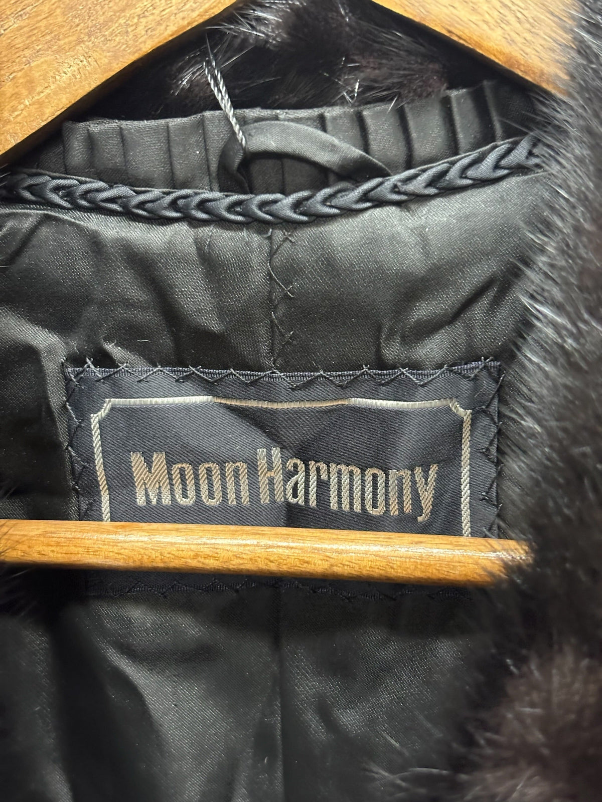 Vintage Moon Harmony Dark Brown Mink Fur Coat