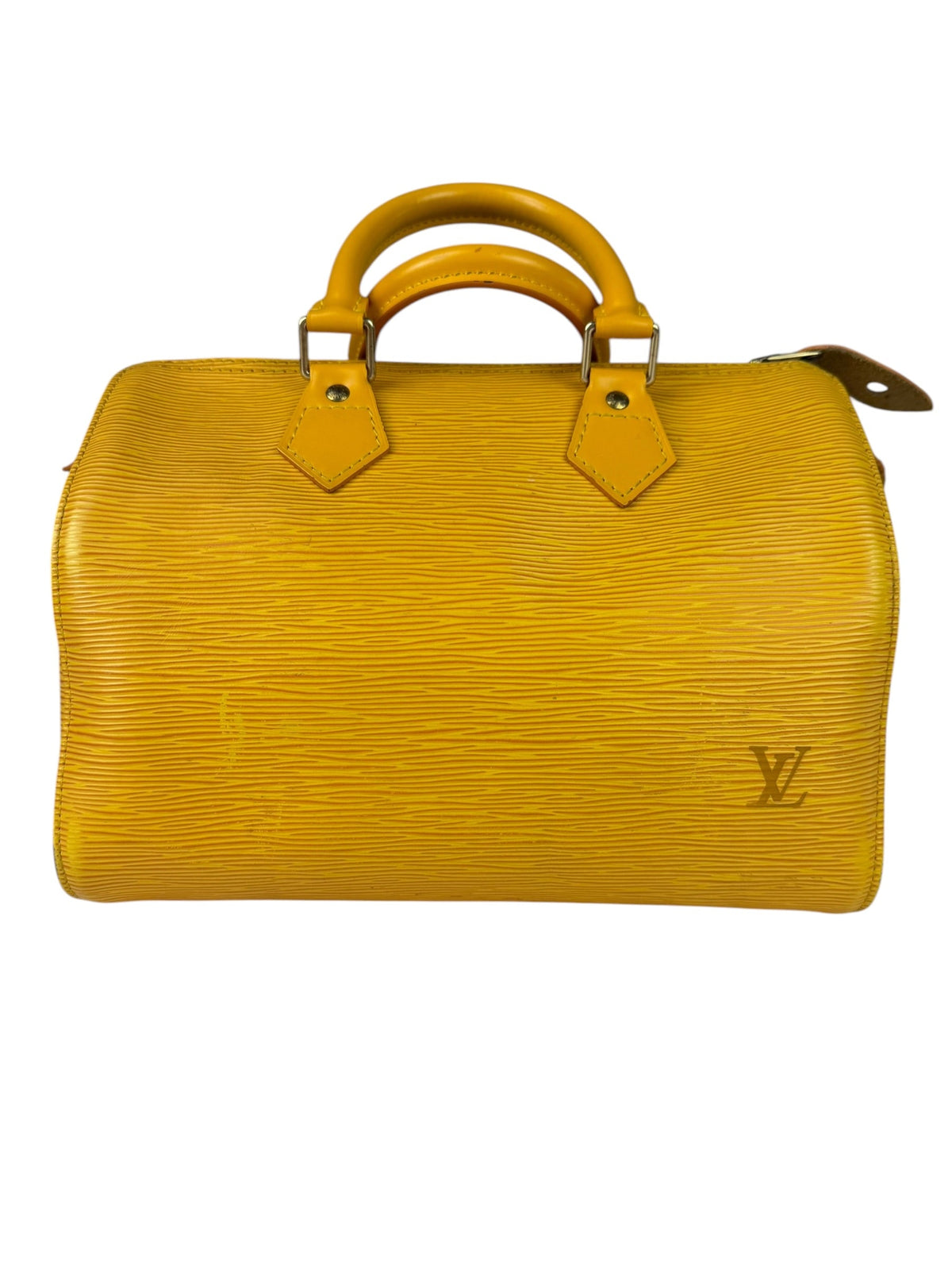 Louis Vuitton Yellow Epi Leather Speedy 25
