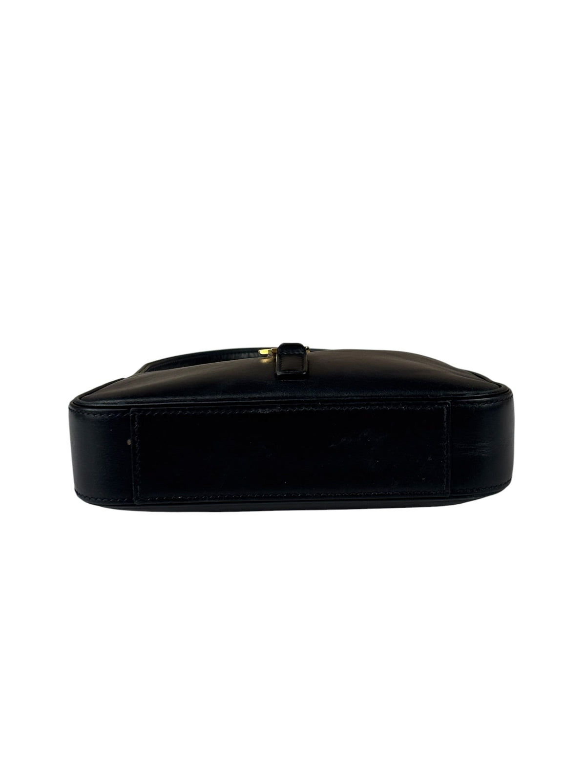 Yves Saint Laurent Black Leather Mini Le 5 À 7 Hobo Bag