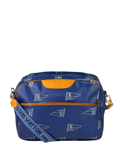 Louis Vuitton Vintage Blue LV Cup Sac Cowes Messenger