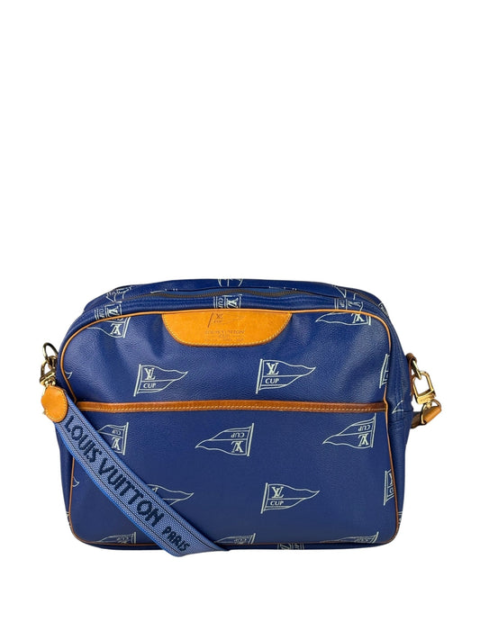 Louis Vuitton Vintage Blue LV Cup Sac Cowes Messenger