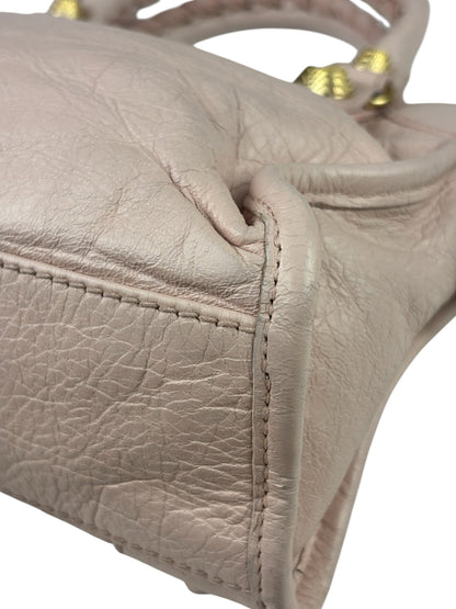 Balenciaga Pink Leather Le City Two-Way Bag