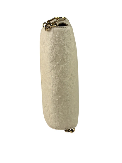 Louis Vuitton Ivory Empreinte Monogram Leather Chain Ivy Pochette
