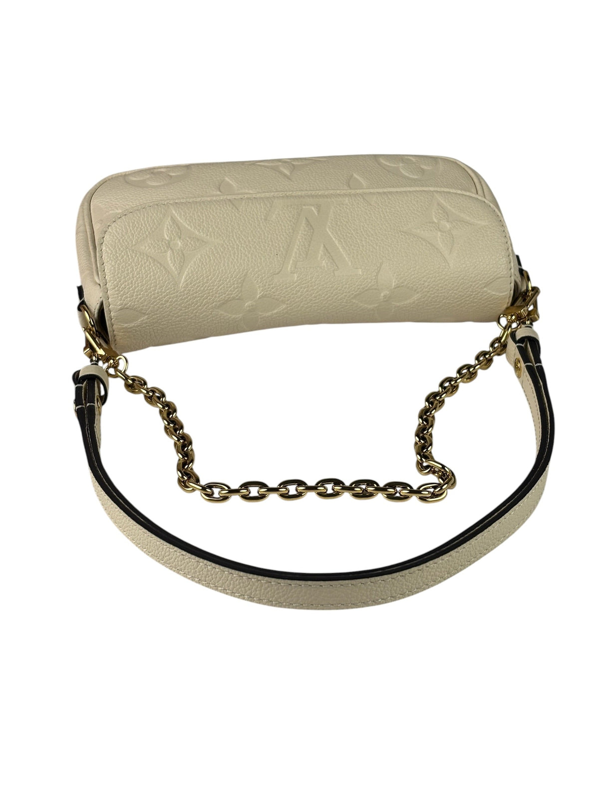 Louis Vuitton Ivory Empreinte Monogram Leather Chain Ivy Pochette