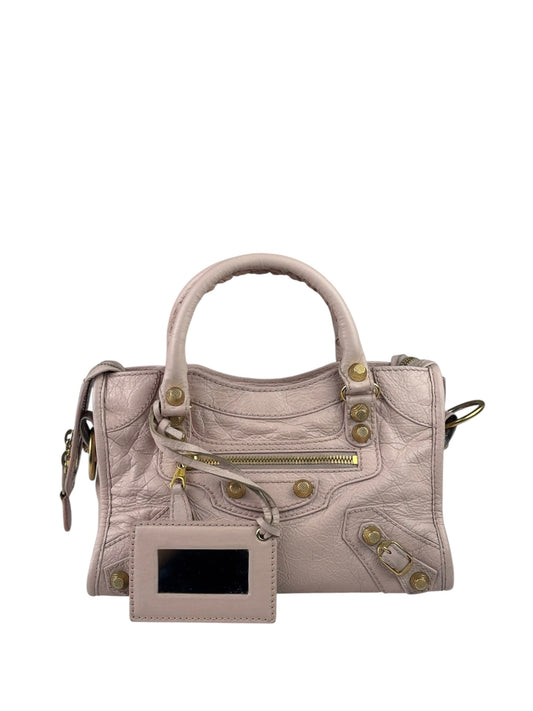 Balenciaga Pink Leather Le City Two-Way Bag