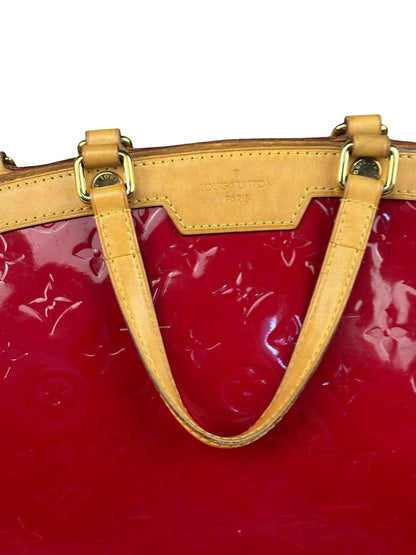 Louis Vuitton Red Vernis Brea Two-Way Bag PM