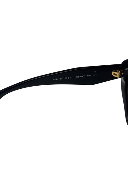 Prada Black Acetate Oversized Sunglasses