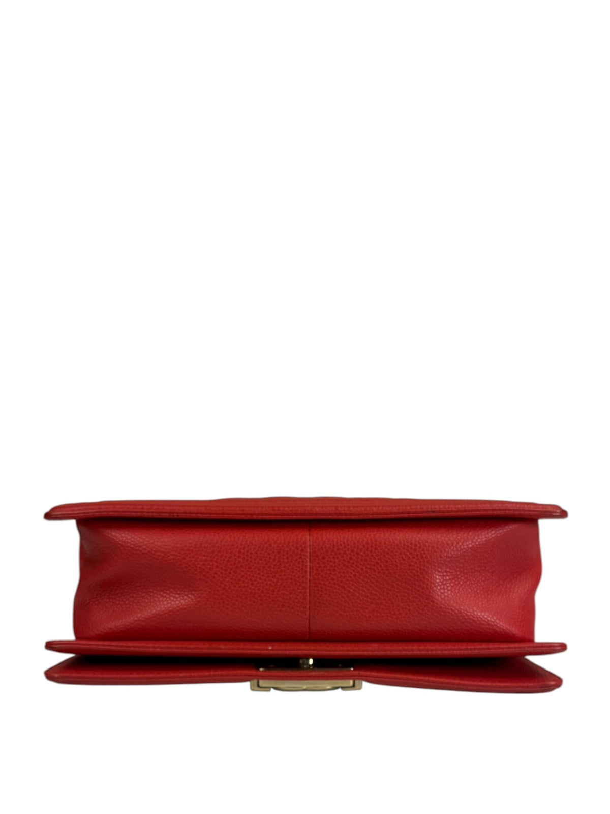 Chanel Red Quilted Caviar Boy Flap Bag 2019
