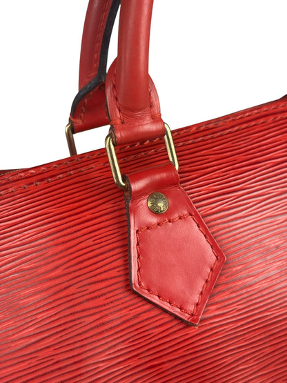 Louis Vuitton Red Epi Leather Speedy 30