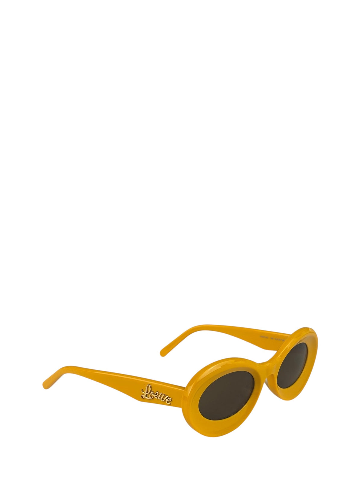 Loewe Glossy Yellow Paula's Ibiza Oval Sunglasses LW40110U