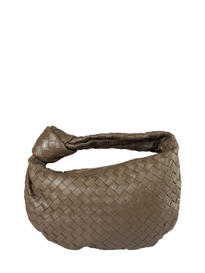 Bottega Veneta Brown Intrecciato Teen Jodie Hobo Bag