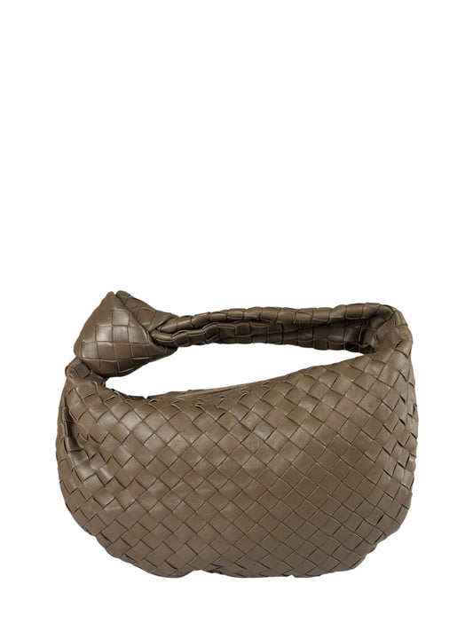 Bottega Veneta Brown Intrecciato Teen Jodie Hobo Bag
