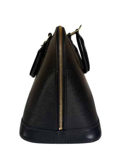 Louis Vuitton Black Epi Leather Alma Handbag PM