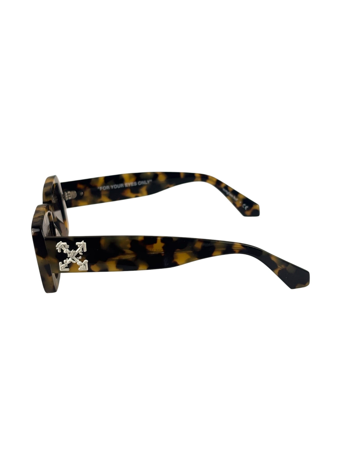 Off-White Tortoiseshell Rectangular C/O The Sun Sunglasses