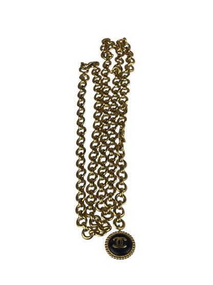 Chanel Gold-Plated Chain Link Belt/Long Necklace