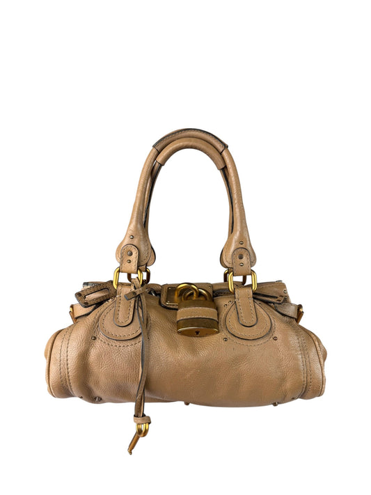 Chloe Brown Leather Paddington Shoulder Bag