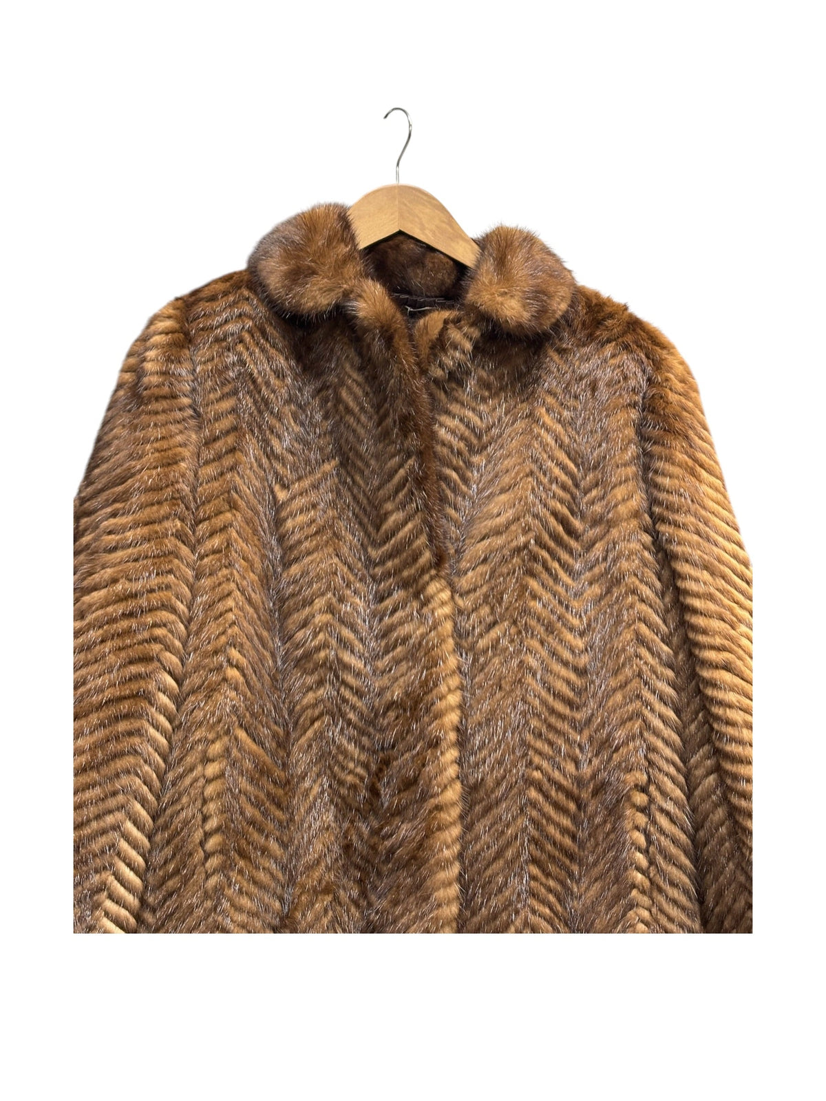 Gifu Mouhi Brown Mink Fur Coat