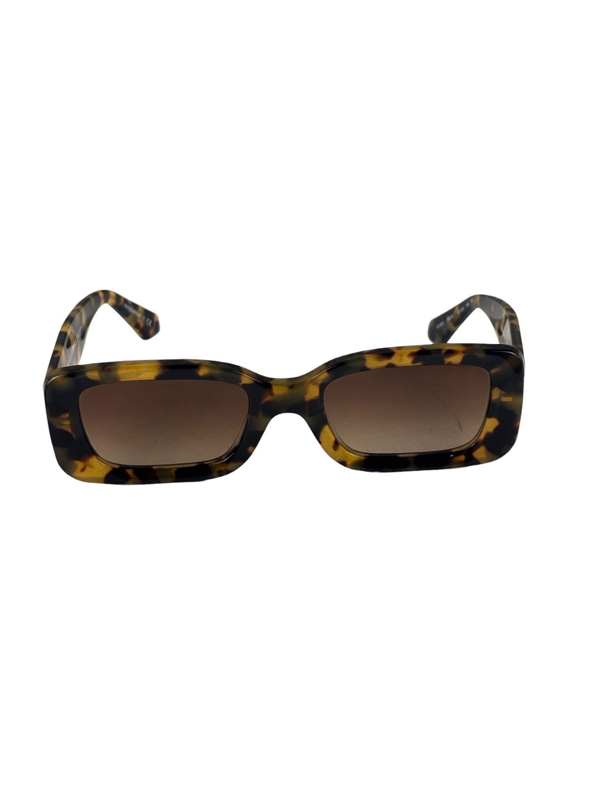Off-White Tortoiseshell Rectangular C/O The Sun Sunglasses