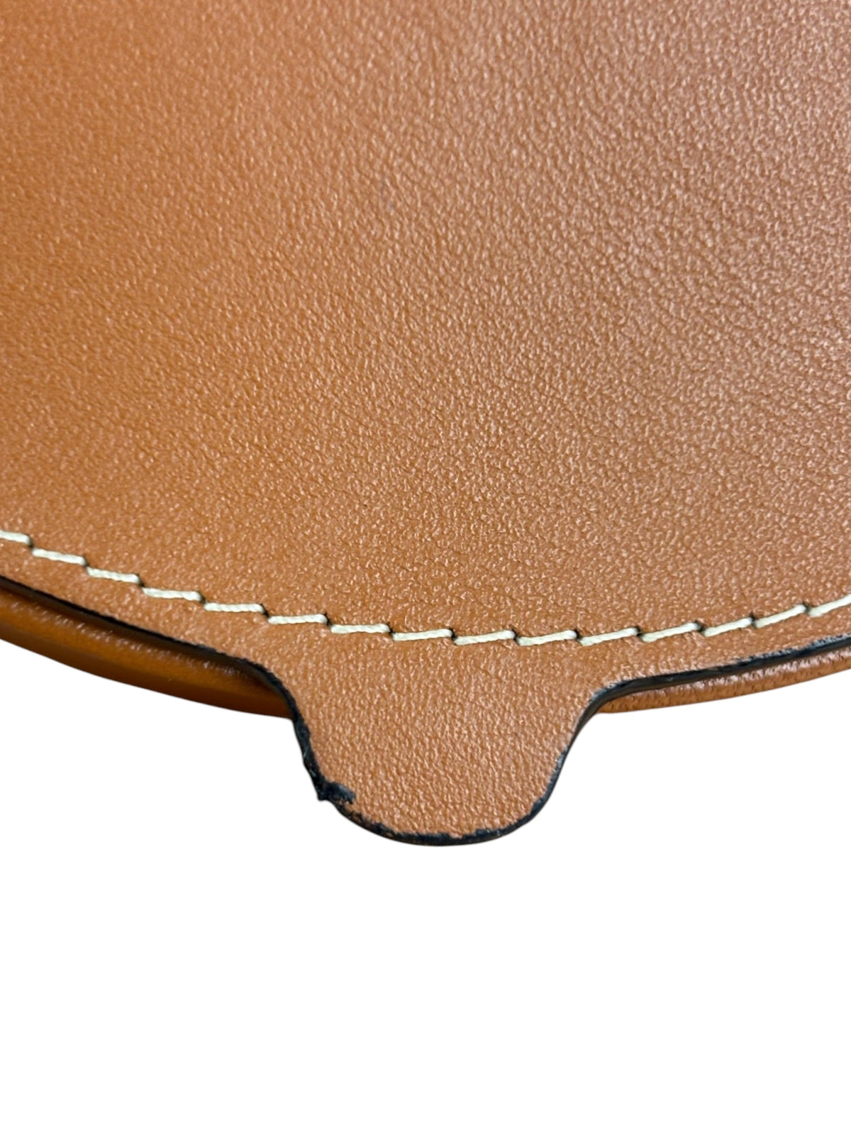 Loewe Camel Leather Heel Crossbody