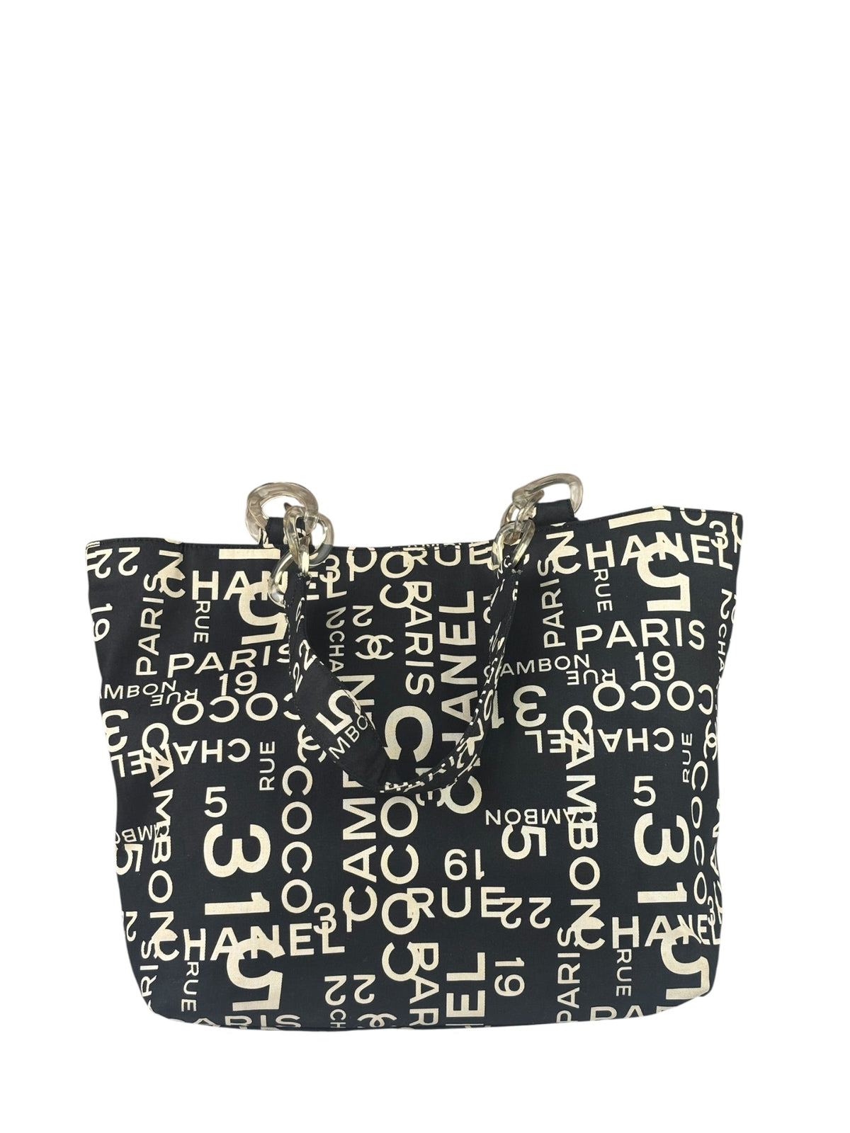 Chanel Black 31 Rue Cambon By Sea Line Tote 2002