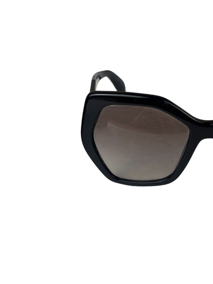 Prada Black Acetate Oversized Sunglasses