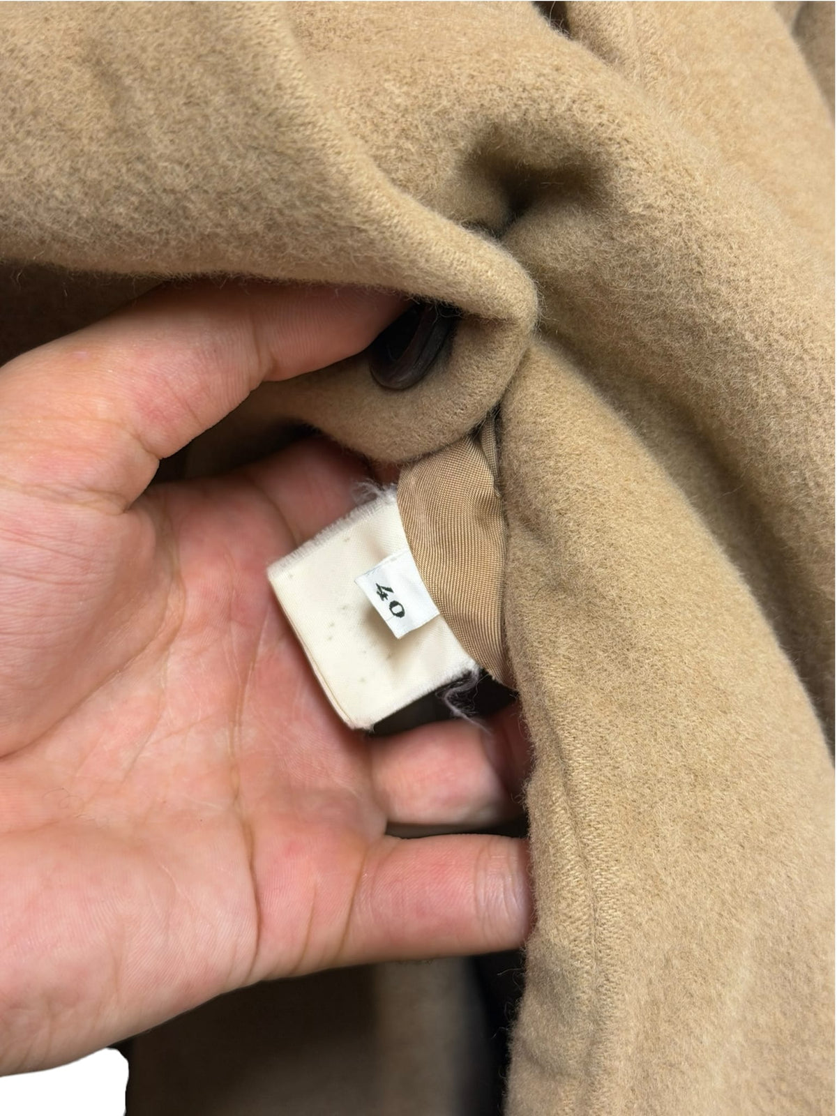 Vintage Jil Sander Wool Trench Coat (Slight Distressing)