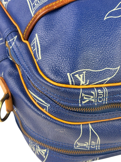 Louis Vuitton Vintage Blue LV Cup Sac Cowes Messenger