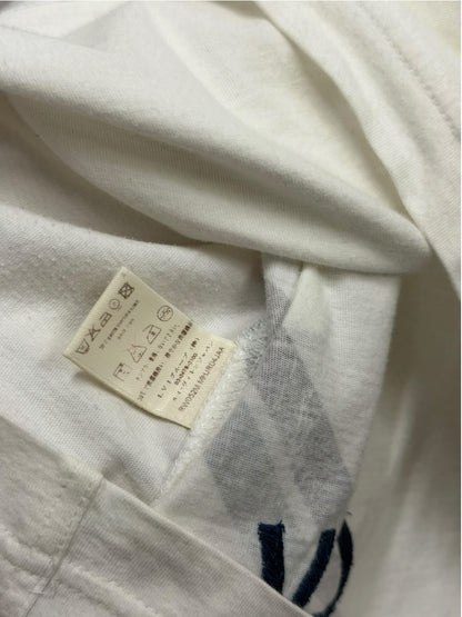 Louis Vuitton White LV Logo Long Sleeve Top