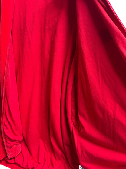 Balenciaga Red Zippy Oversized Jacket