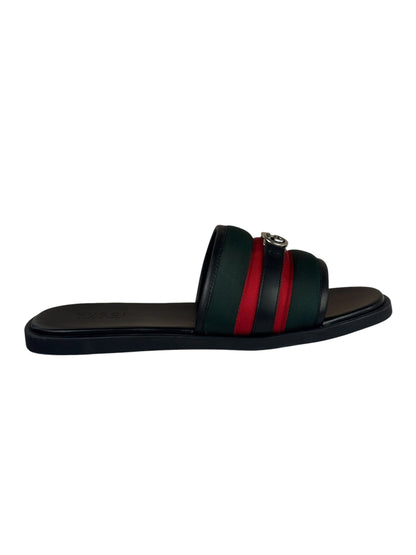 Gucci Interlocking G Sherry Line Leather Sandals