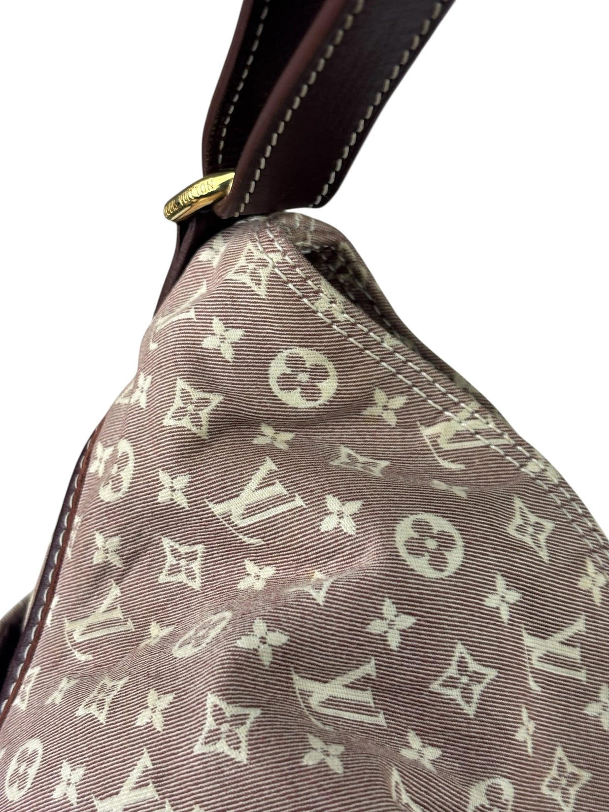 Louis Vuitton Brown Leather Trim Monogram Idylle Romance