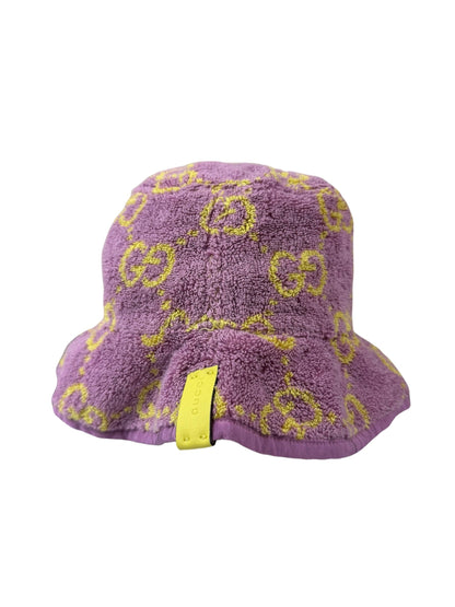 Gucci Pink/Yellow GG  Small Terry Bucket Hat