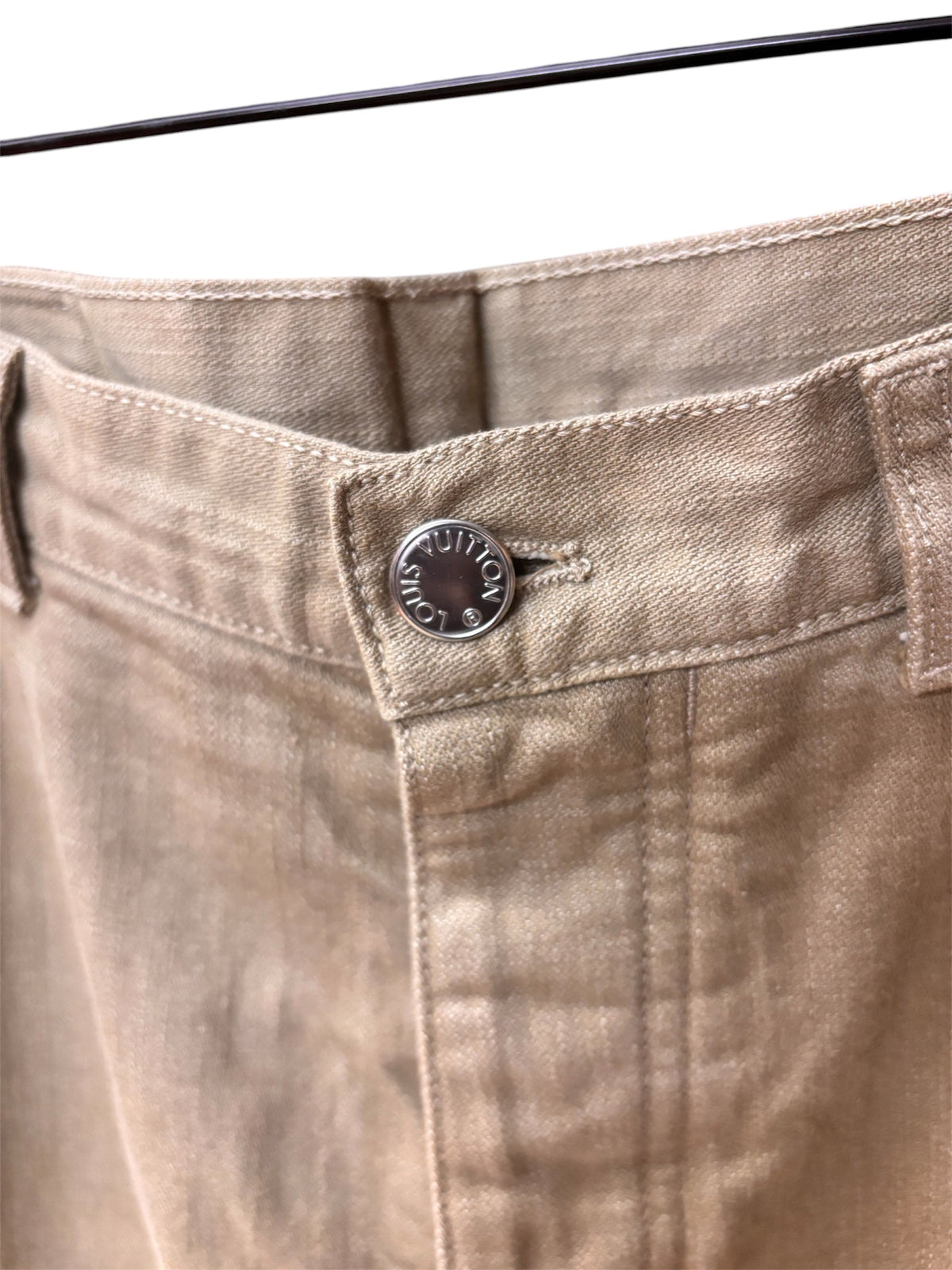 Louis Vuitton Khakhi Cotton Trousers