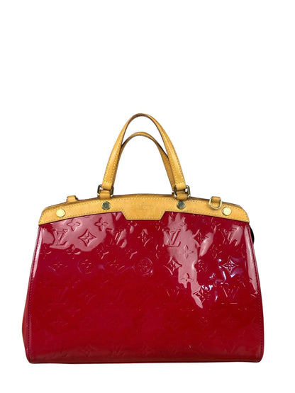Louis Vuitton Red Vernis Brea Two-Way Bag PM
