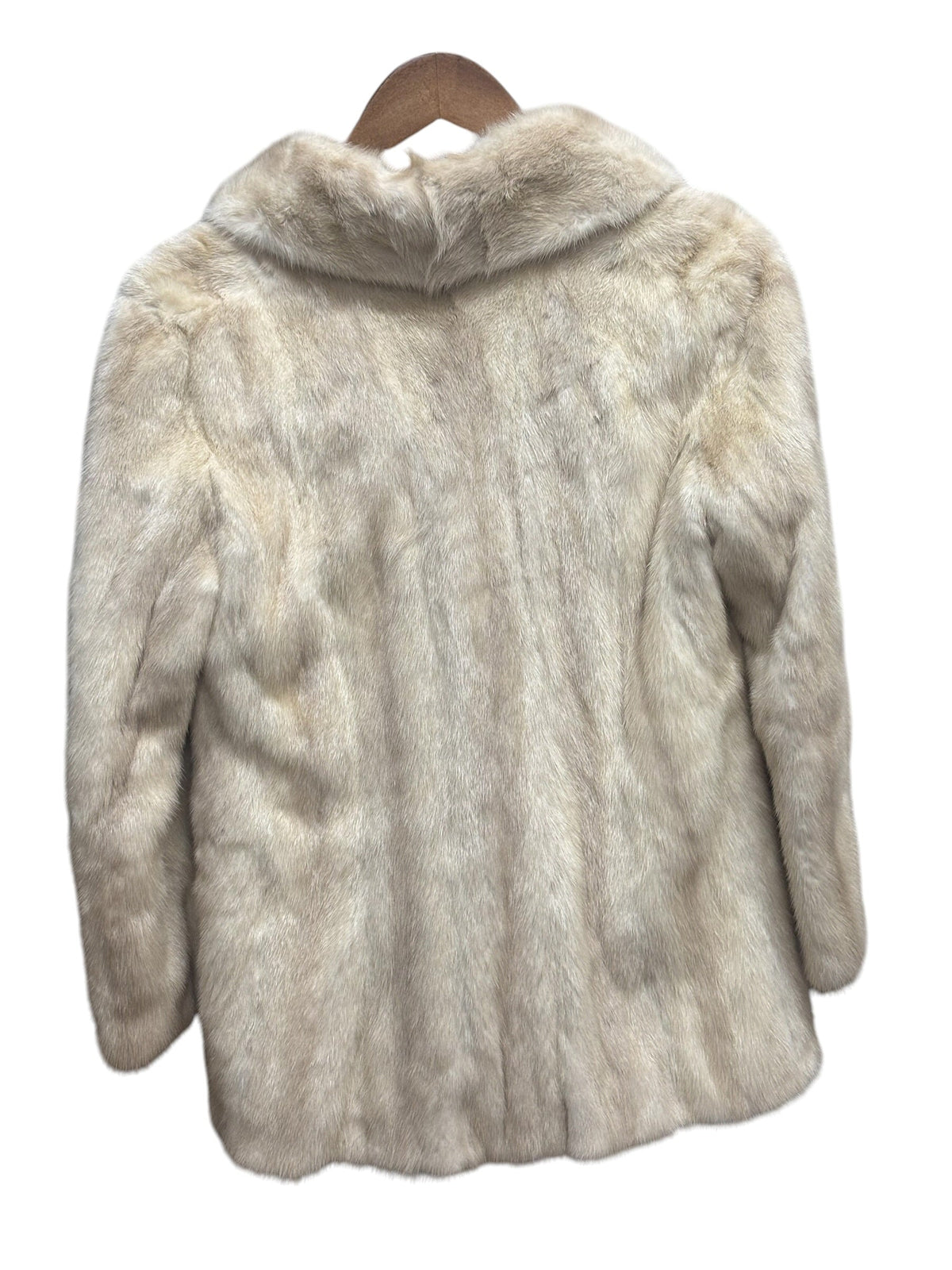 Vintage Cream Mink Fur Coat