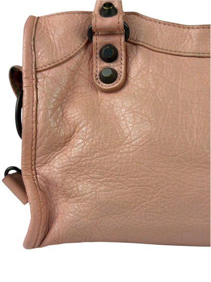 Balenciaga Rose Peach Le City Two-Way Bag