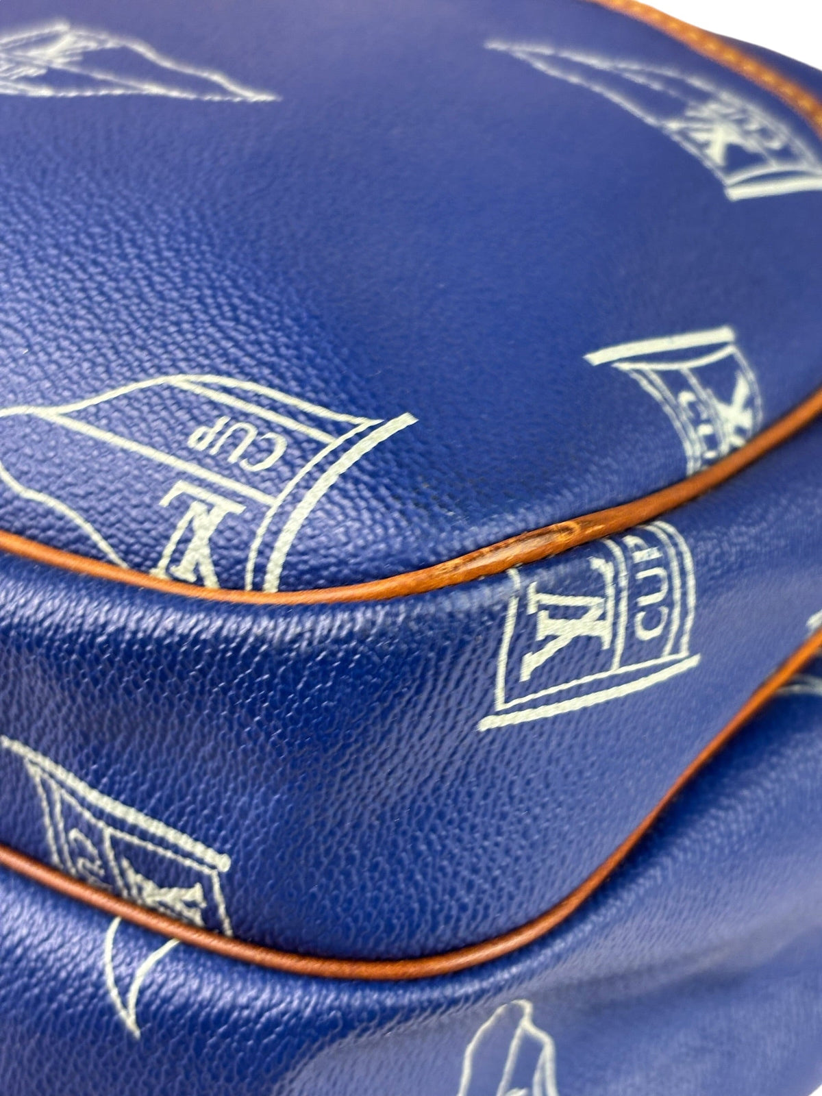 Louis Vuitton Vintage Blue LV Cup Sac Cowes Messenger