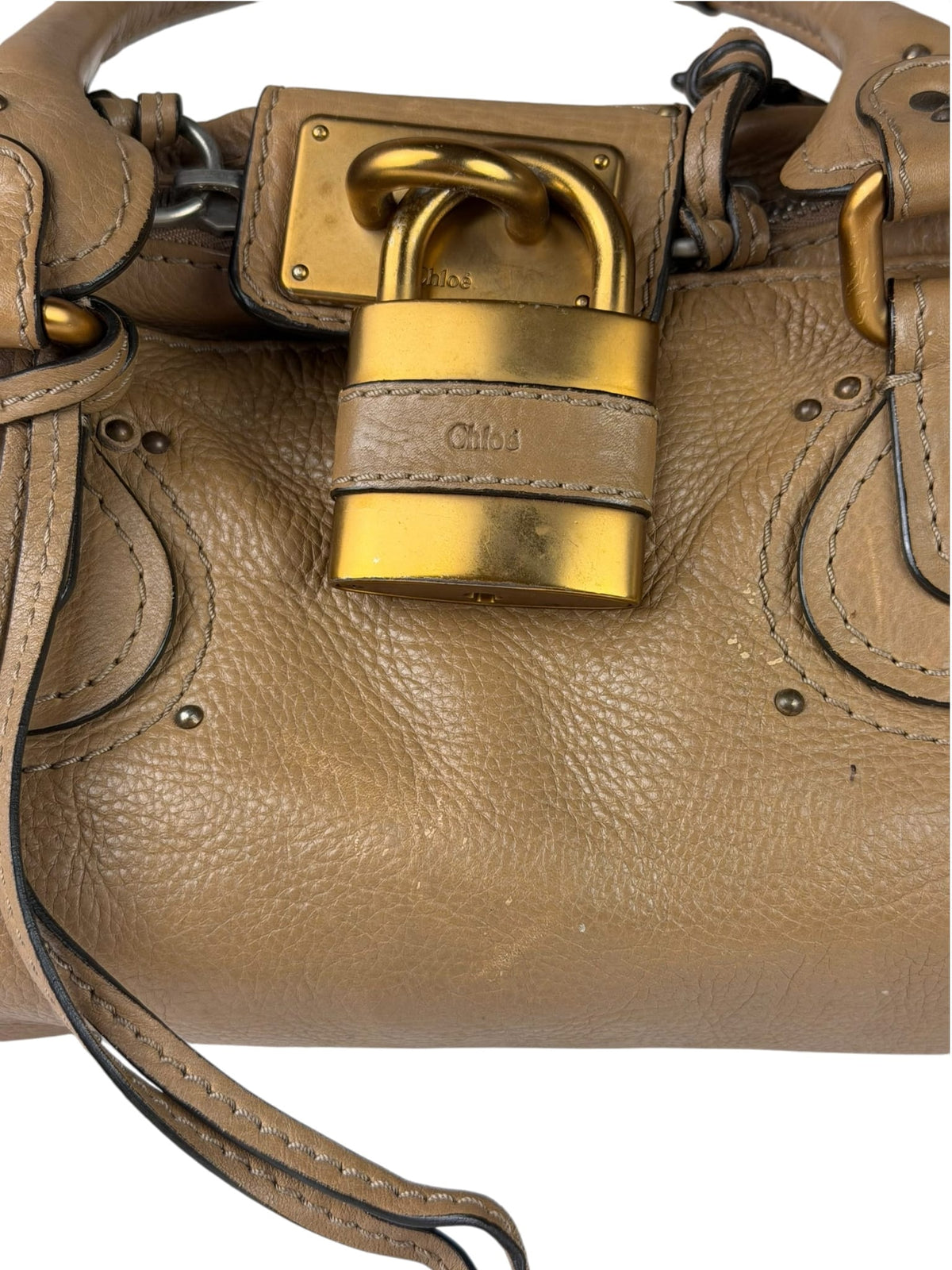 Chloe Brown Leather Paddington Shoulder Bag