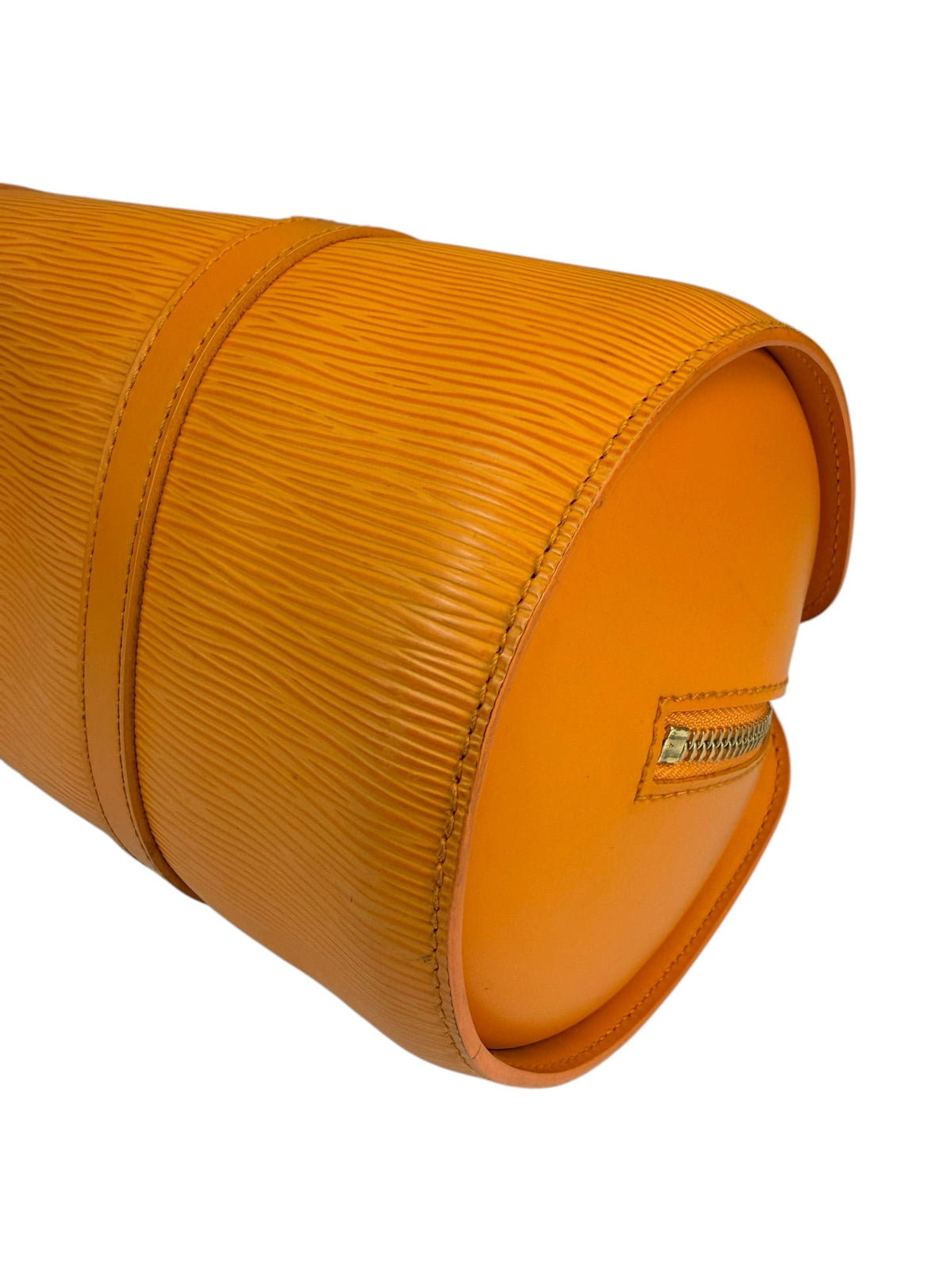 Louis Vuitton Orange Epi Leather Soufflot Handbag
