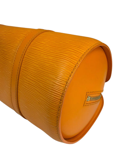 Louis Vuitton Orange Epi Leather Soufflot Handbag