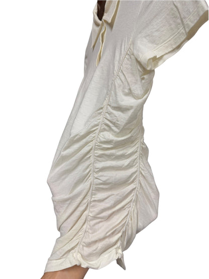 Miu Miu Off-White Short Sleeve Polo Style Top