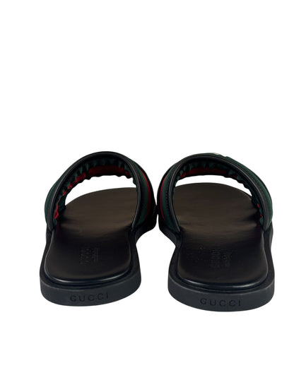 Gucci Interlocking G Sherry Line Leather Sandals
