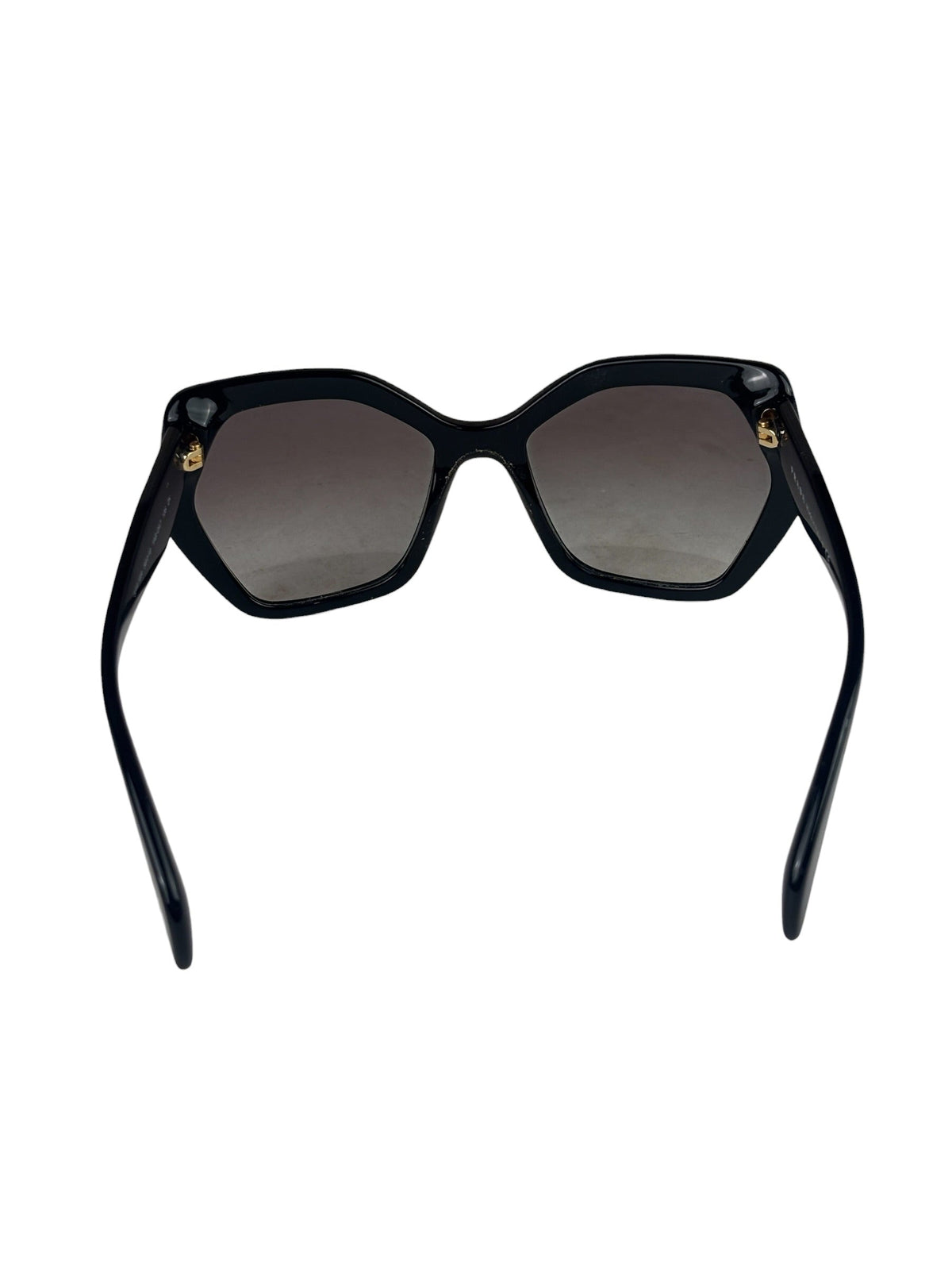Prada Black Acetate Oversized Sunglasses