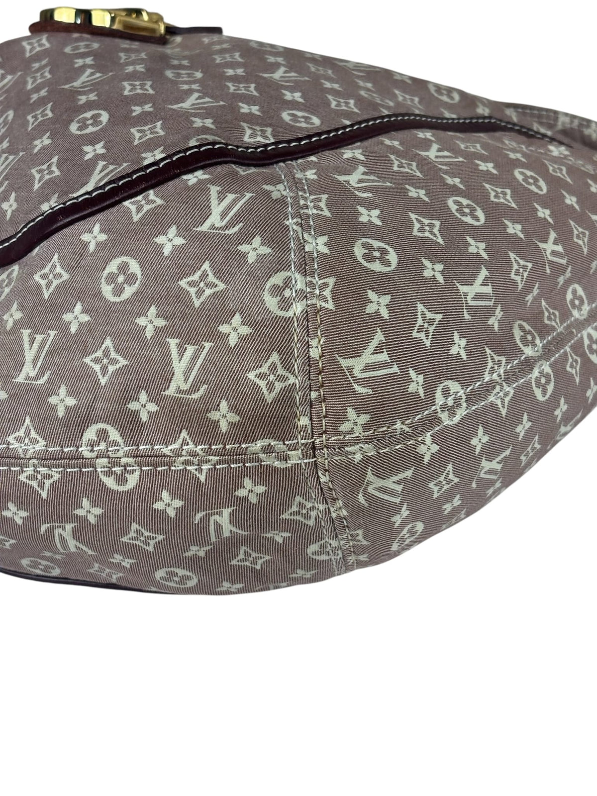 Louis Vuitton Brown Leather Trim Monogram Idylle Romance